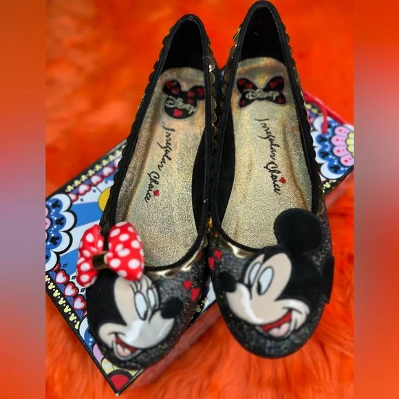 Irregular Choice Disney Mickey and Minnie Flats size 41 - Picture 7 of 14